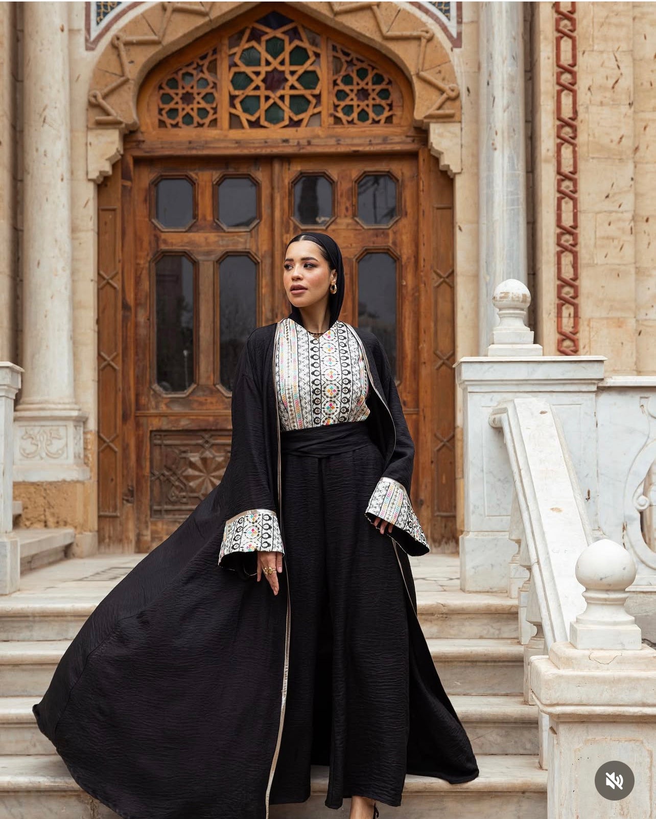 Timeless Black jumpsuit and cardigan