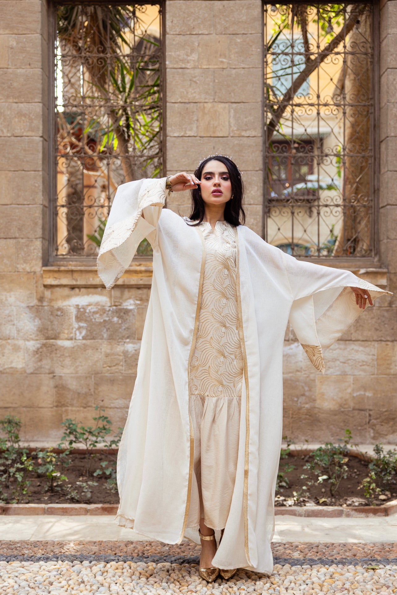 Royal Embroidery dress and kaftan