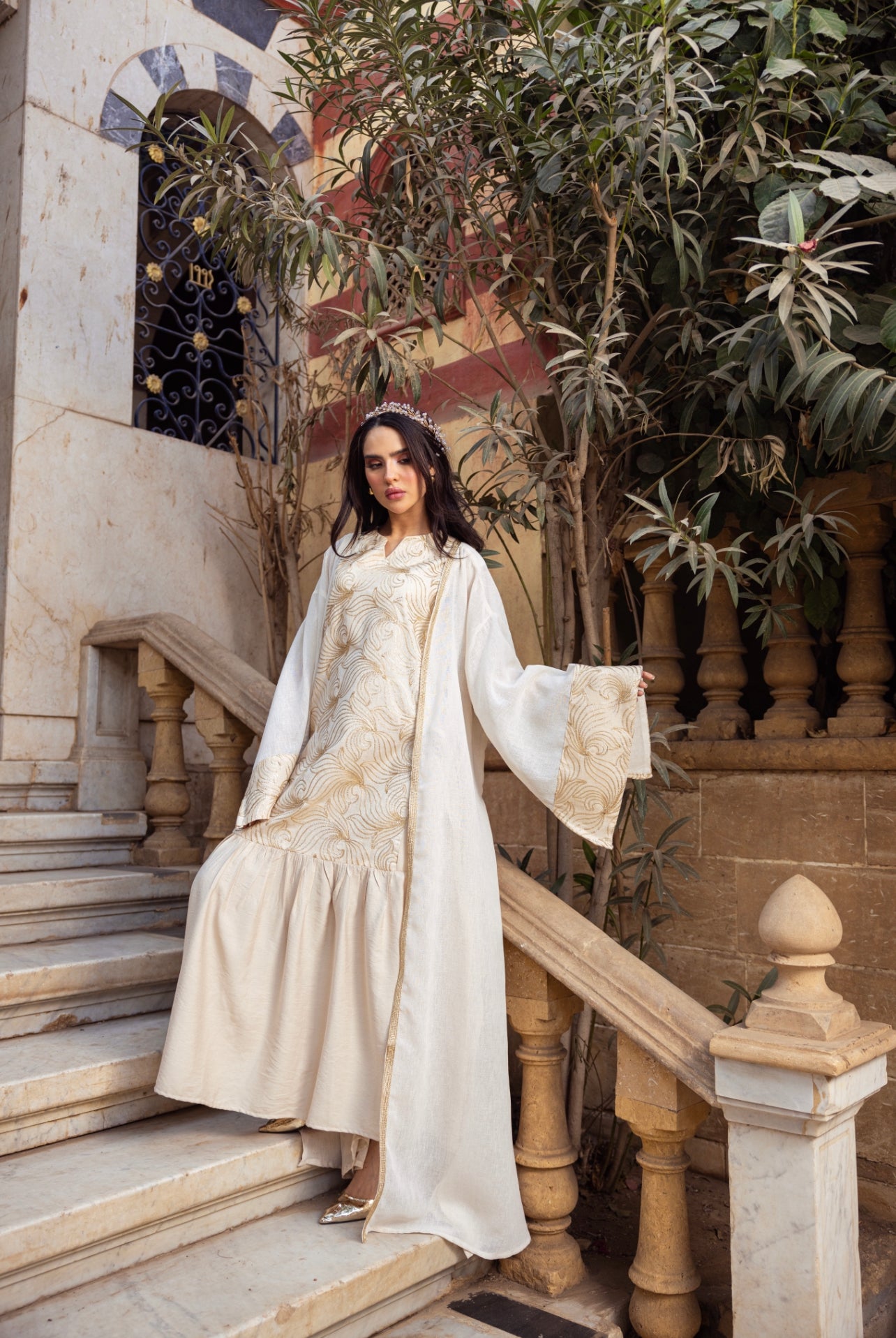 Royal Embroidery dress and kaftan