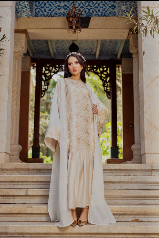 Royal Embroidery dress and kaftan