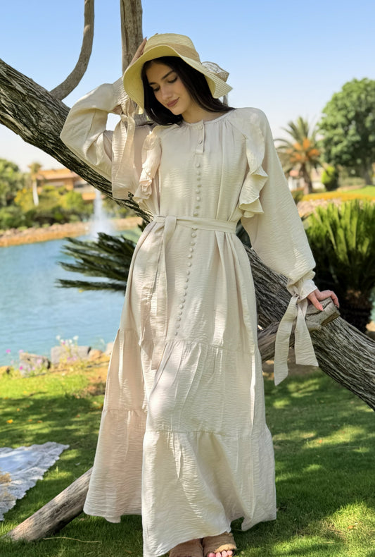 The Ruffled blooms dress