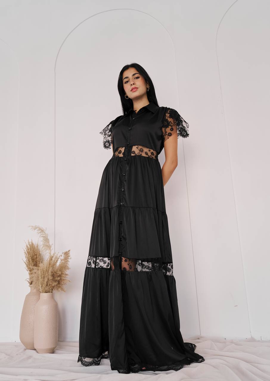 Midnight Lace Dress