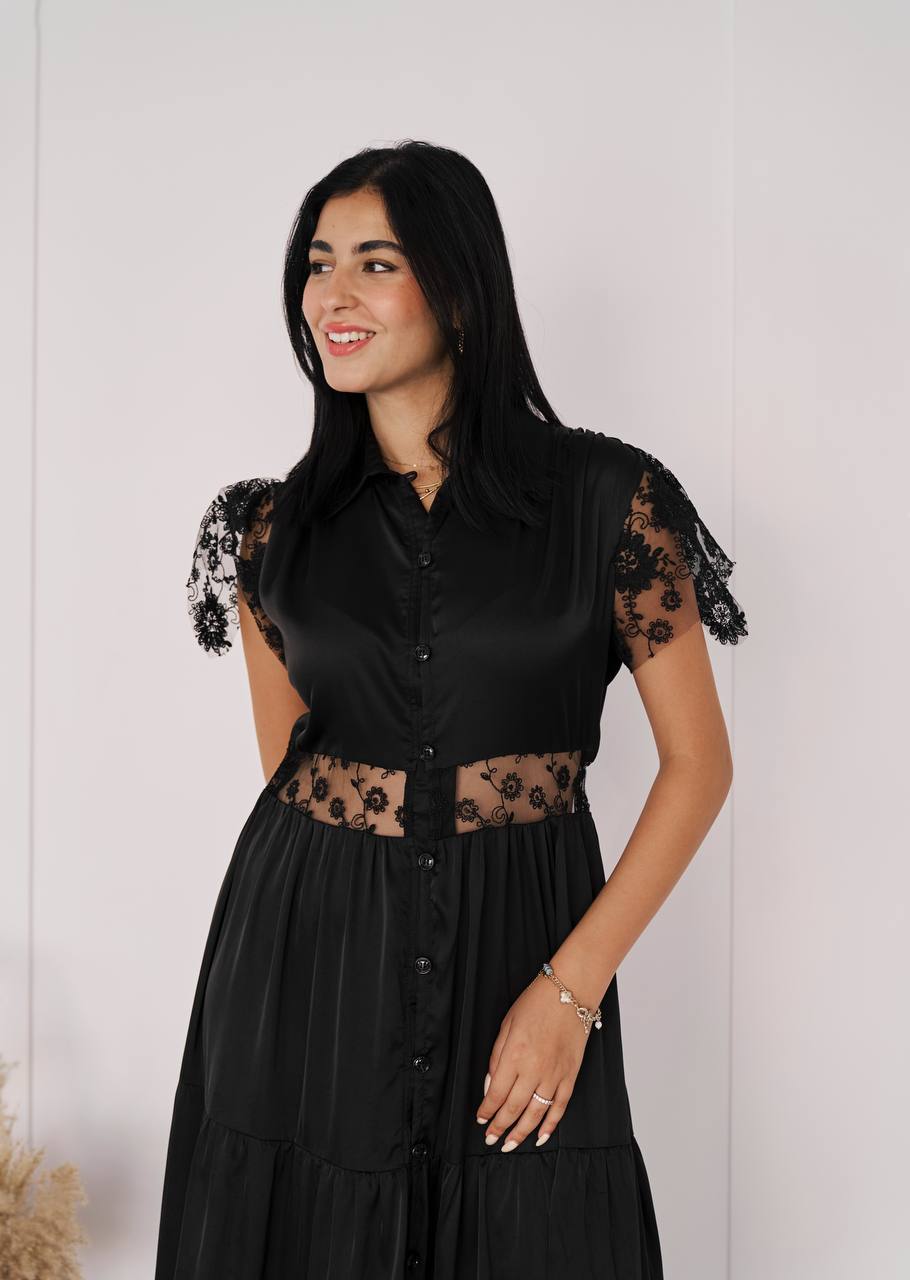 Midnight Lace Dress