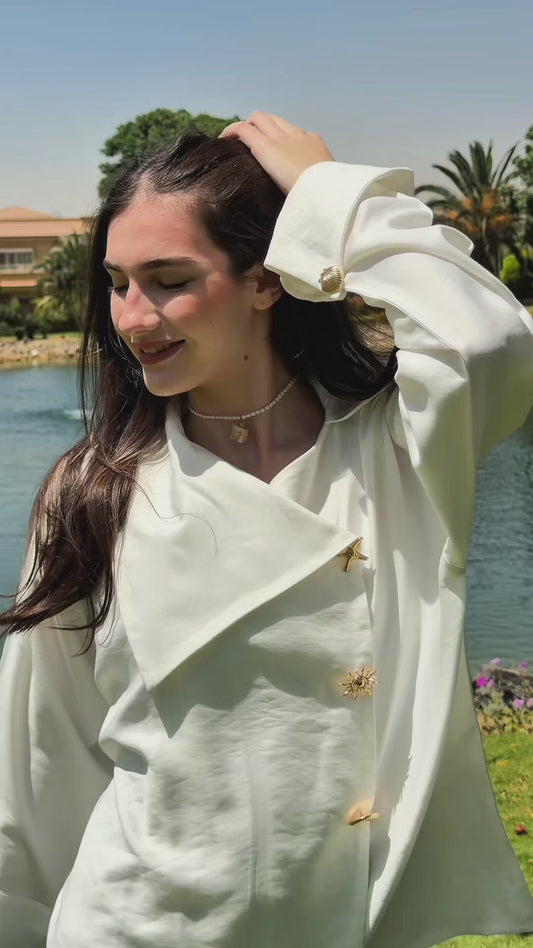 Luna blouse in White